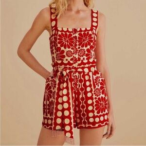 FARM Rio Red Palermo Romper